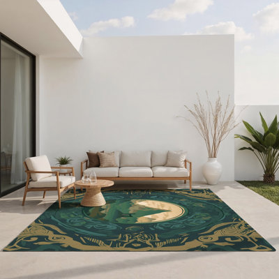 Hidden Shrine Indoor And Outdoor Area Rug