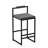 Luxurious Velvet Upholstered Bar Stools With Footrest And Backrest, Set Of 2 For Modern Kitchen Islands And Dining Areas-1400888212