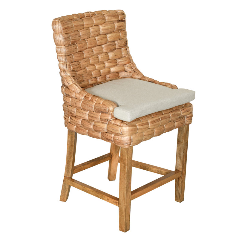 Celenne Water Hyacinth, Counter Stool (25" Seat Height)
