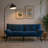  2-in-1 Convertible Futon Sofa Bed with Adjustable Arms & Backrest for Small Spaces, Navy-1953451084