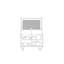 Multi-purpose art pattern accent cabinet-105273202