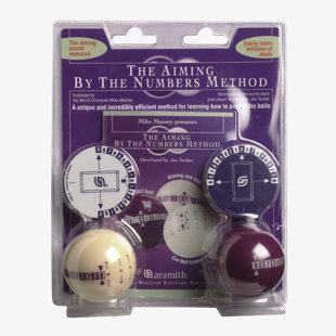 2-Piece Aim by Numbers Billiard Ball Set