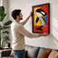 Geometric Orca Modern - Framed Print-14875692-14875694