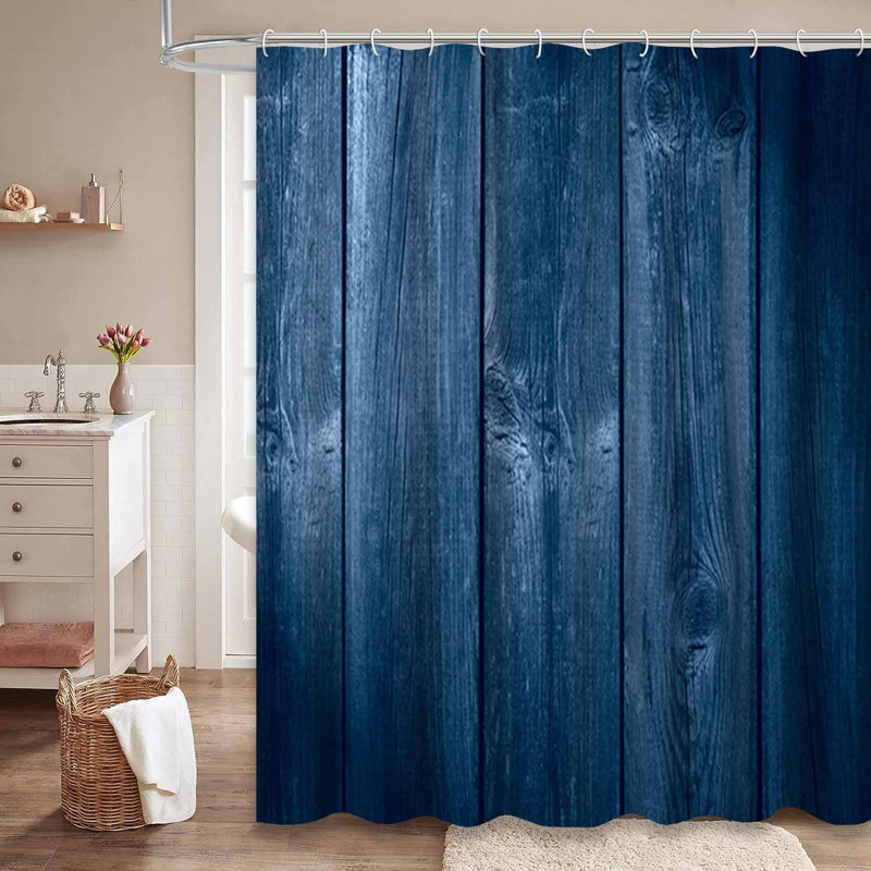 Rideau de douche Old Wood, L 72 po x l 78 po