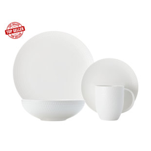 Diamond Round 16 Pce. Dinner Set (Set of 16)