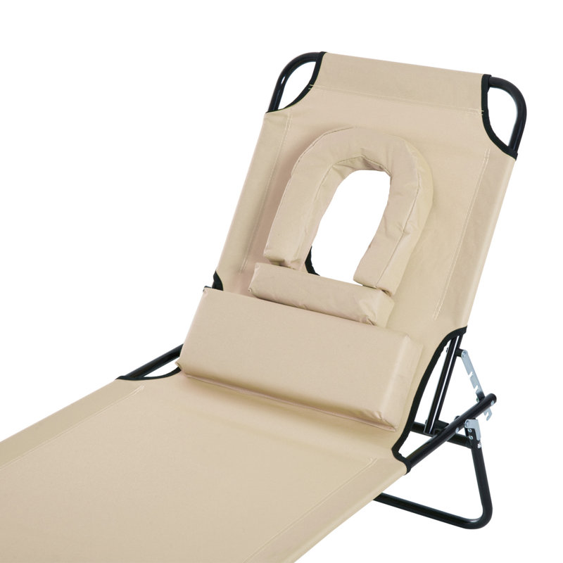 Ahzari 58cm Long Single Sun Lounger