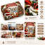 Couverture de Noël douillette, jeté en molleton motif Père Noël et scène hivernale, décoration festive pour canapé, lit et maison en toutes saisons-137005801