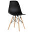 Chaise d'appoint moderne avec pieds en bois-560808907