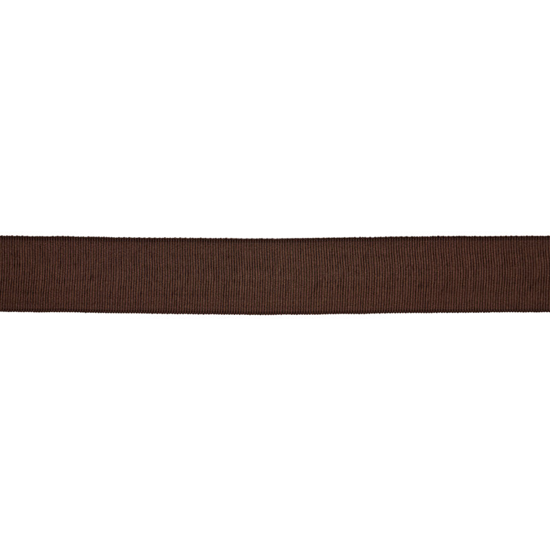 Wide Faille Tape, Brown