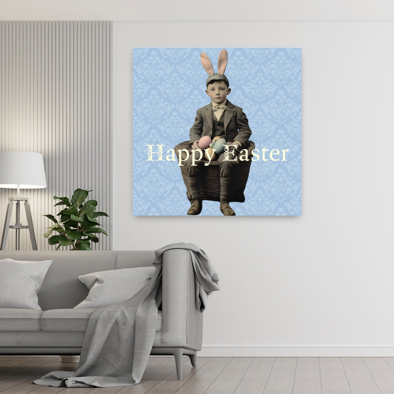 Reproduction d'art mural rétro rétro vintage fantaisiste, 48" H x 48" W