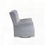 Fauteuil coulissant en tissu avec pivot