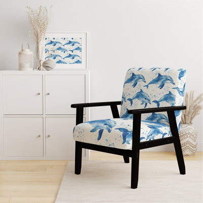 Chaise rembourrée Kids Ocean Animals