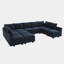 Canapé modulaire en velours Kandle-1637110892