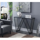 Venus Glass Top Console Table