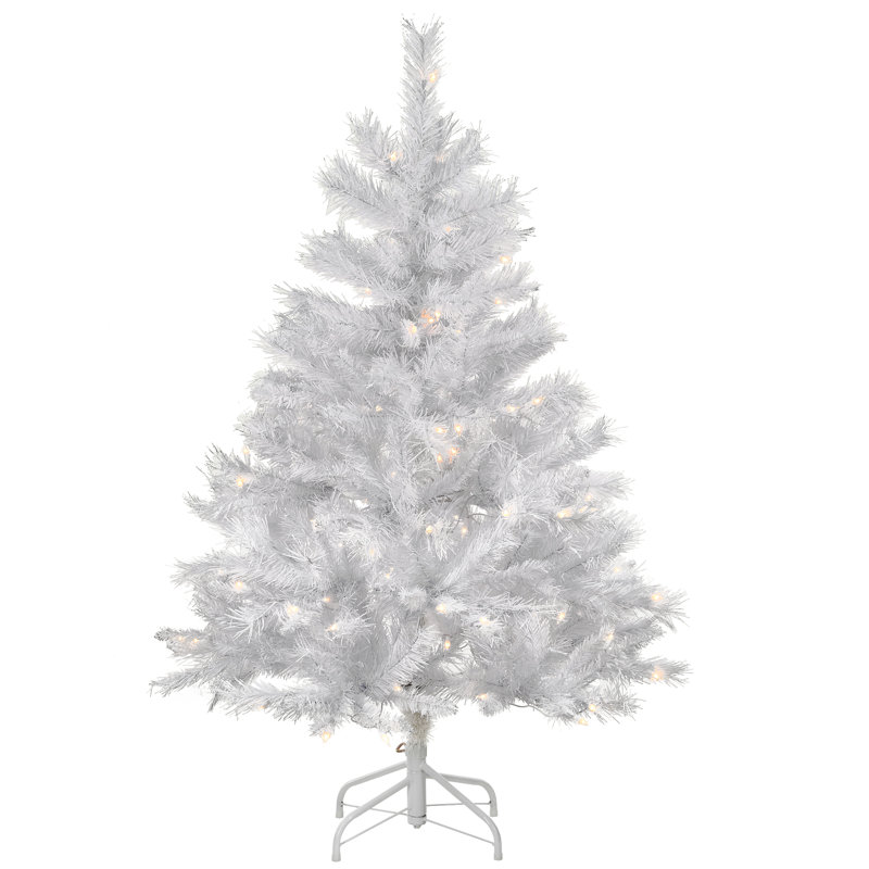 Winchester White 6.5' Fir Artificial Christmas Tree, 4.5'