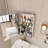 20'' W 30'' H Recessed or Surface Mount Aluminum Frameless Medicine Cabinet With Mirrored Door and Adjustable Shelves-1852742425