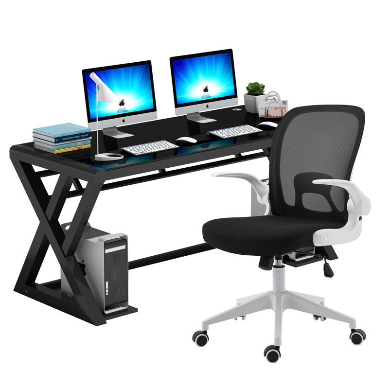Bureau d'écriture avec chaise Somnus 2, Blanc