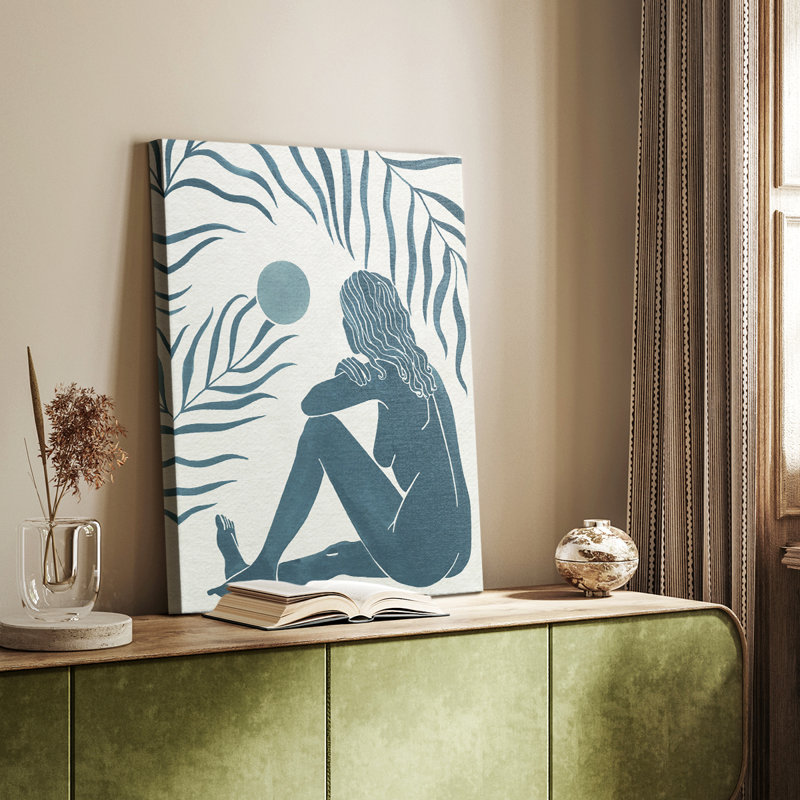 Moon Gazer II -Custom Wrapped Gallery Cavas, 27" H x 18" W