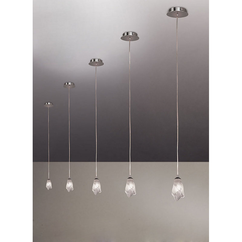 Cottone 1 - Light Cylinder Pendant, Polished Chrome