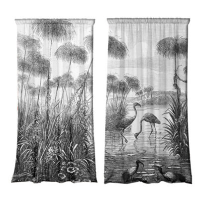 Duguay Velvet Blackout Curtain Panel Pair