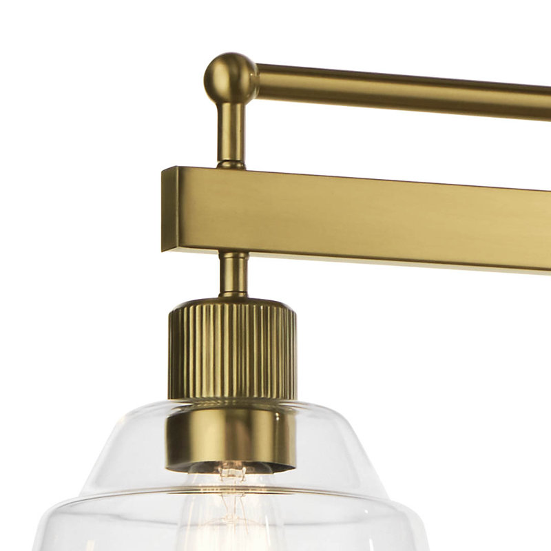Lustre linéaire Aneria 5Lt, Laiton naturel