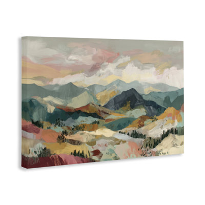 Mountain Valley Vista Canvas, design by Chromatic Storm Studio