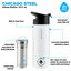 Bouteille d'eau GROSCHE Chicago Steel Infusion-83934947-83655462