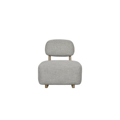 Chaise d'appoint Haledon - Bois flottant Dublin