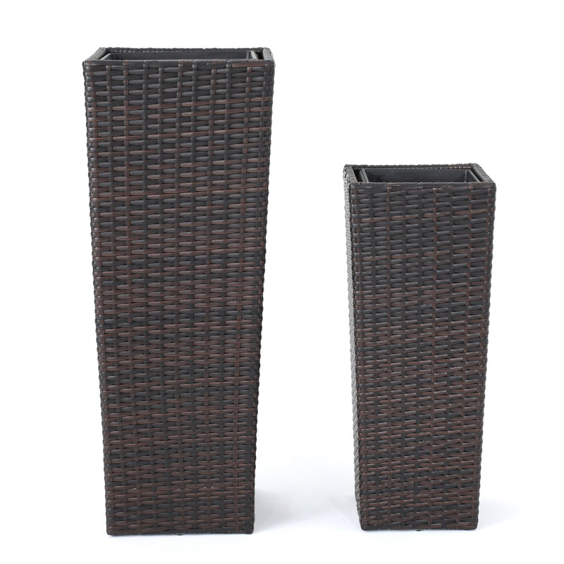 Rattan Flower Pot, Brown