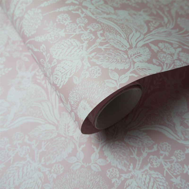 Rasch Harlen Wallpaper, Pink