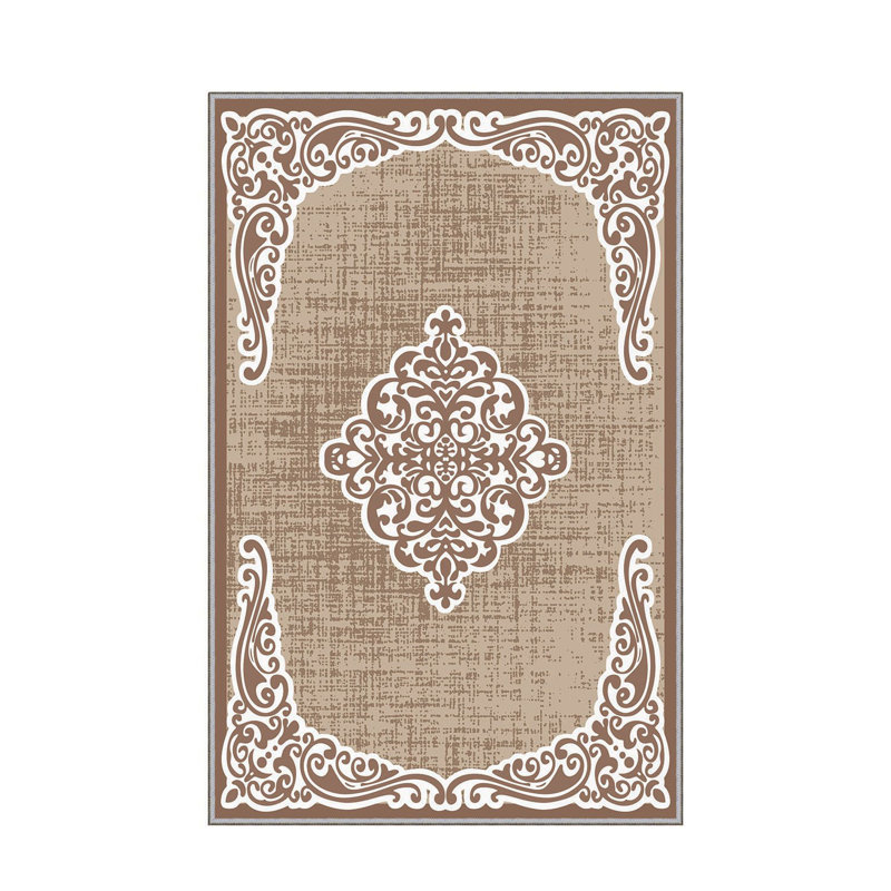 Luxurious 3D Printed Woven Carpet, 55.1 x 86.6 inches | 100% Polyester, Antibacterial, Machine Washable | Non-Slip PVC Felt Dot Underside, 0.3 in Pile Height | Perfect for Living Room, Bedroom & Home Decor