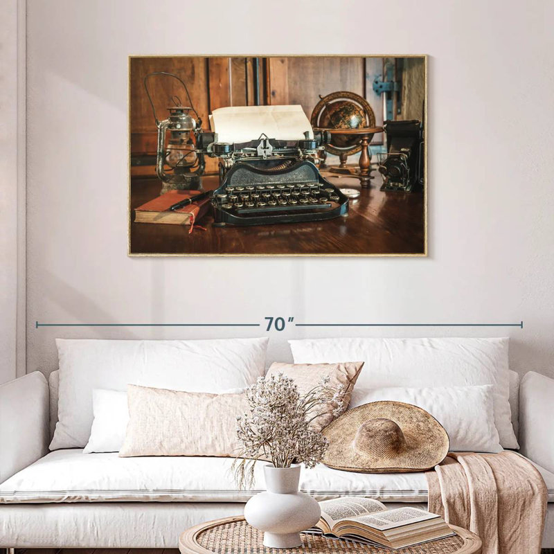 Antiquités, Cadre flottant en bois naturel, 40 po x 27 po