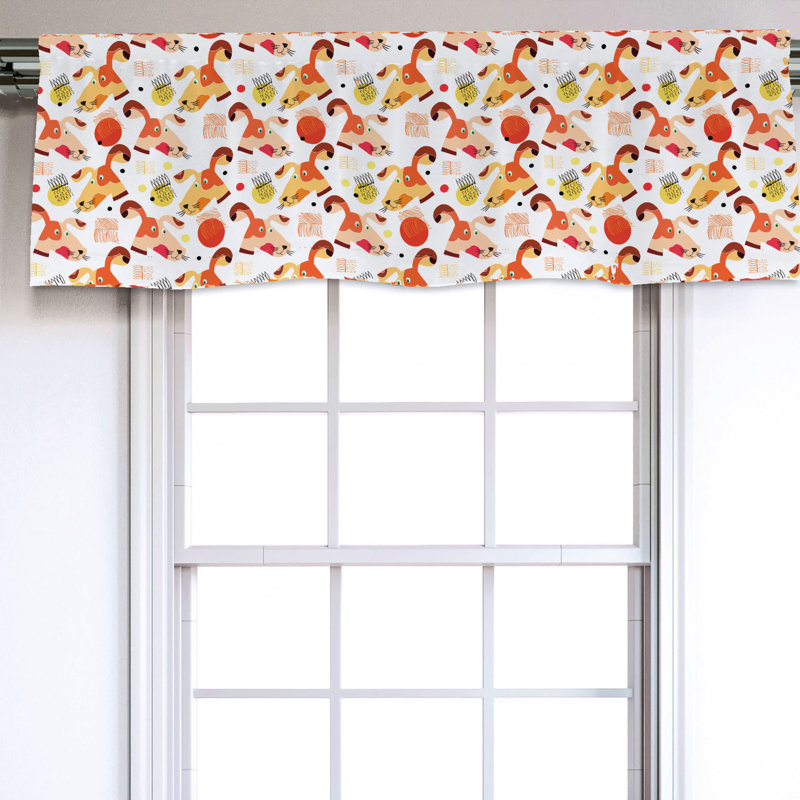Sateen Ruffled Window Valance
