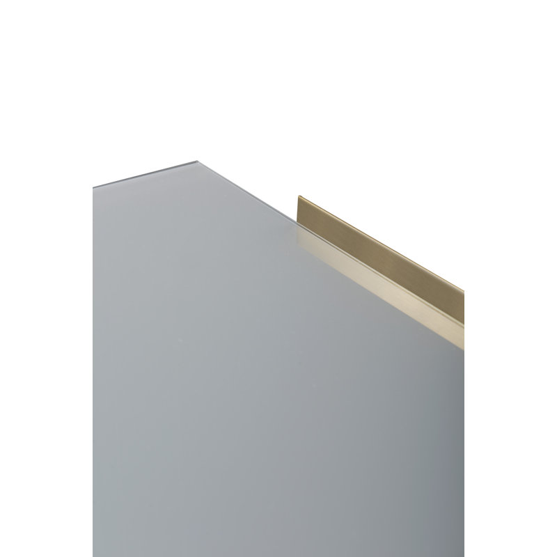 Nicholls 220cm Sideboard, Grey/Gold