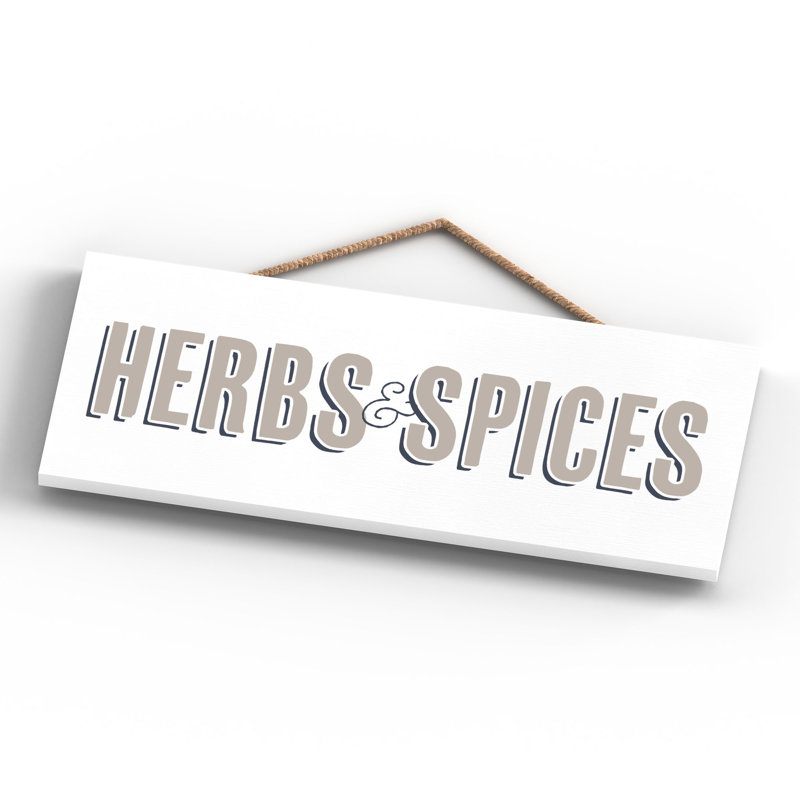 Vivid Squid Wholesale Herbs And Spices - No Frame Print on Wood