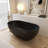 Oval Solid Surface Bathtub, Freestanding Soaking Bathtub-111988030