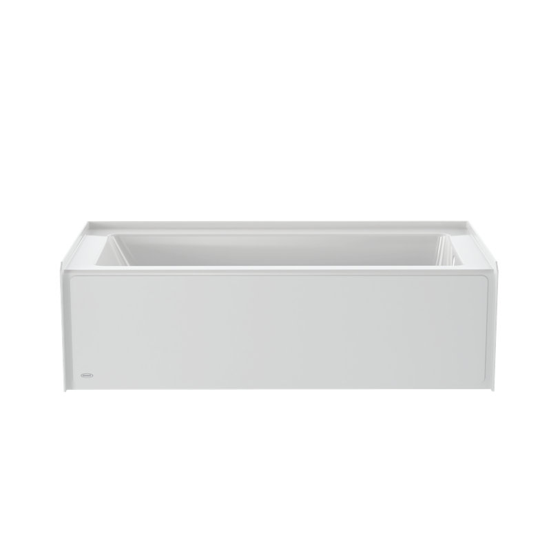 SIGNATURE Rectangle Flat Front 6632 Skirted Whirlpool White, No, Right