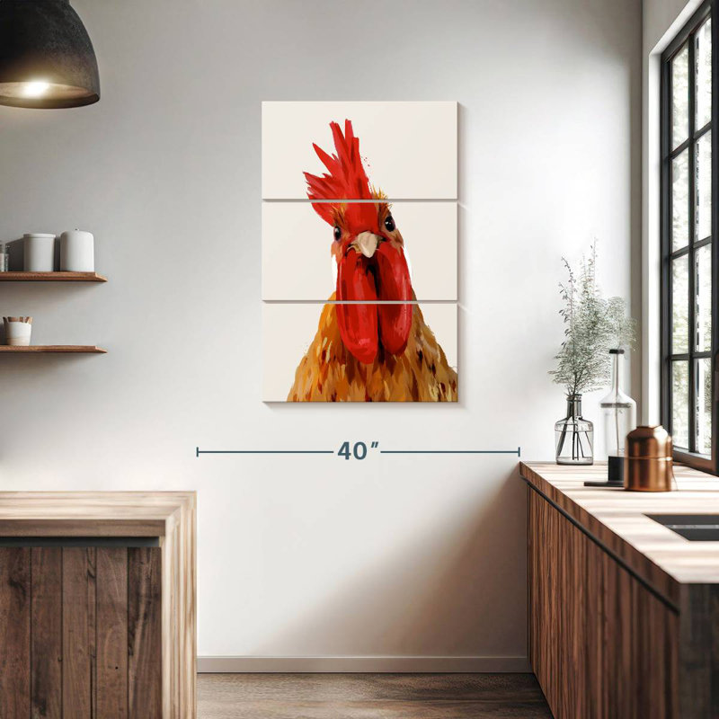 Brampt Chicken Or The Egg, 38" H x 24" W