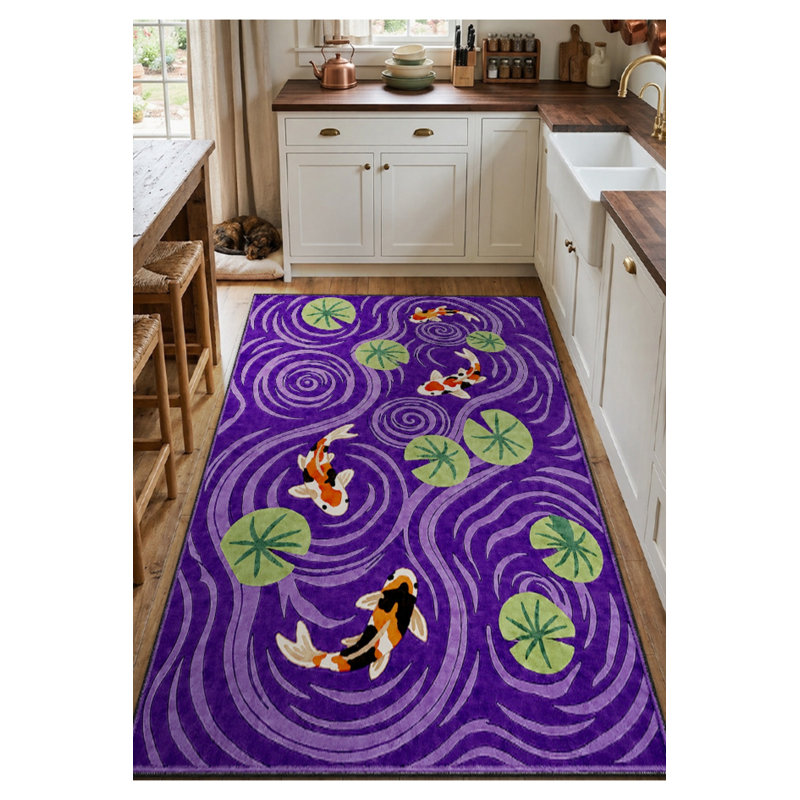 Tapis tissé à la crème Mosso, 4'11" x 7'7"