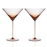 Quinn Handmade Crystal Martini Glass