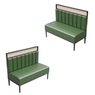 Faux Leather Upholstered Bench