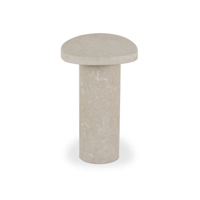 Zion End Table-Merlot Marble