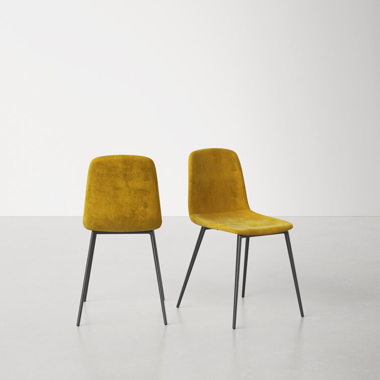AllModern Kody Comfort+ Velvet Reviews Dining Chair | Wayfair 