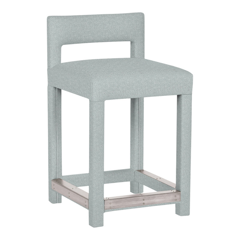 Thom Filicia 25.5'' Counter Stool, Dove Gray, Ian Haze