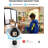 Dual-Lens 360° PTZ 2K Security IP Camera for Baby/Pet, 2-Way Video, One-Touch Call, Human Tracking