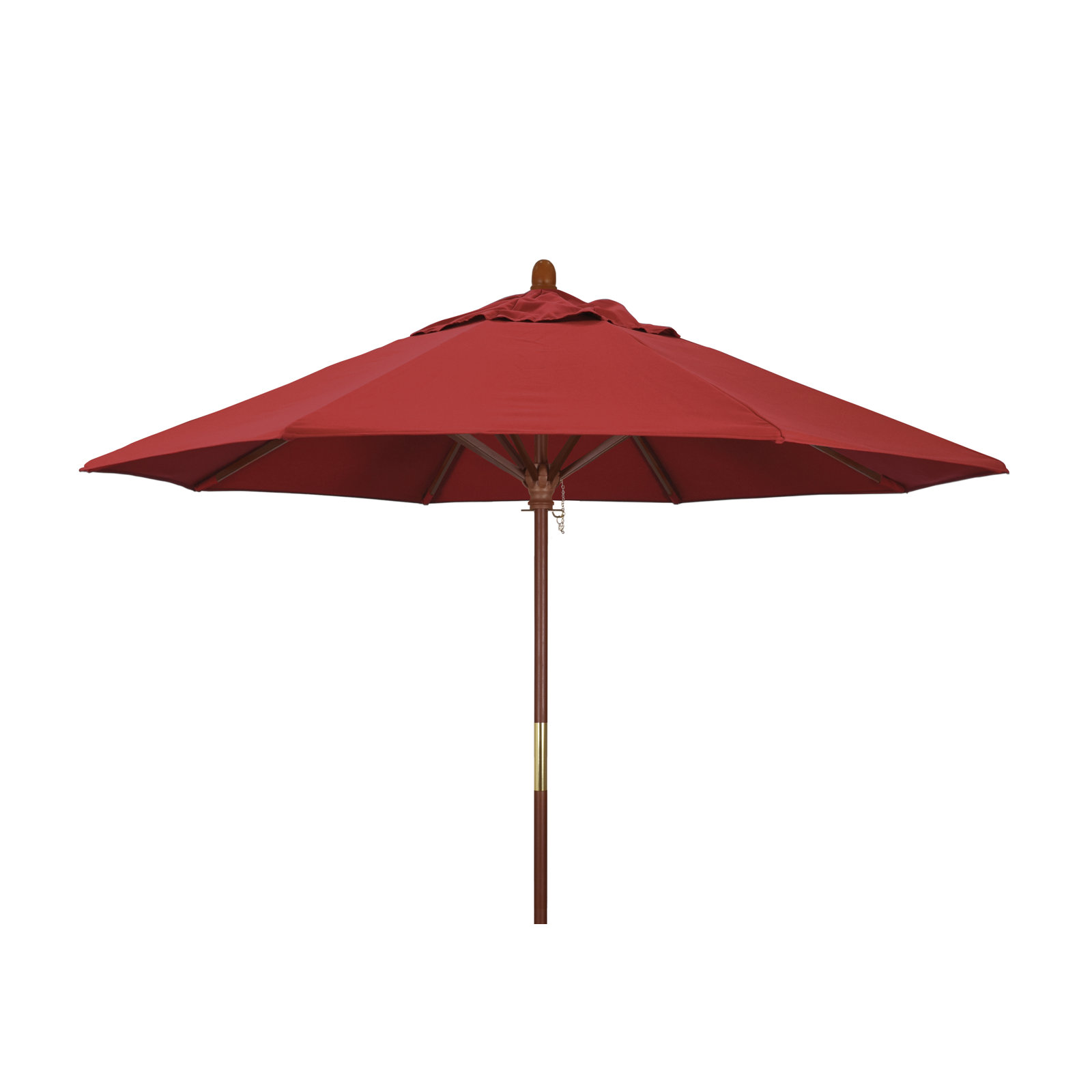 Manford 9' Umbrella, Red- Olefin