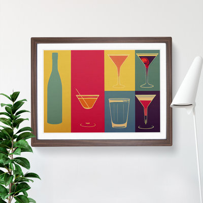 Retro Cocktail Vol.2 1 Piece Single Picture Frame Painting