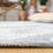 Alyun Hand Woven Cotton/Wool Southwestern Rug in Ivory/Blue-1664843416