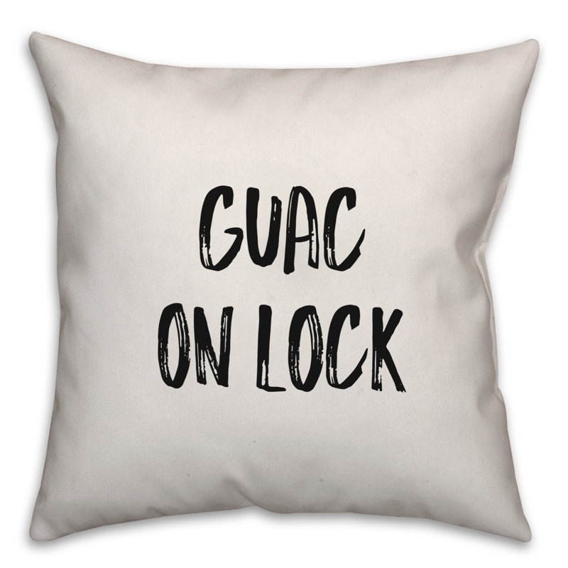 Coussin Guac, 18 po x 18 po