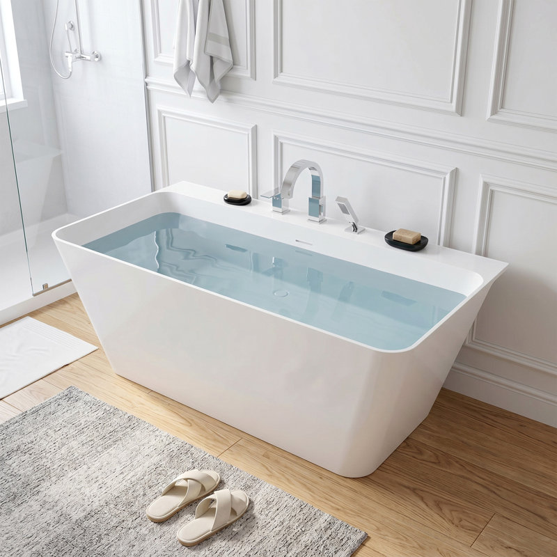 67'' x 31.5'' Soaking Acrylic Bathtub